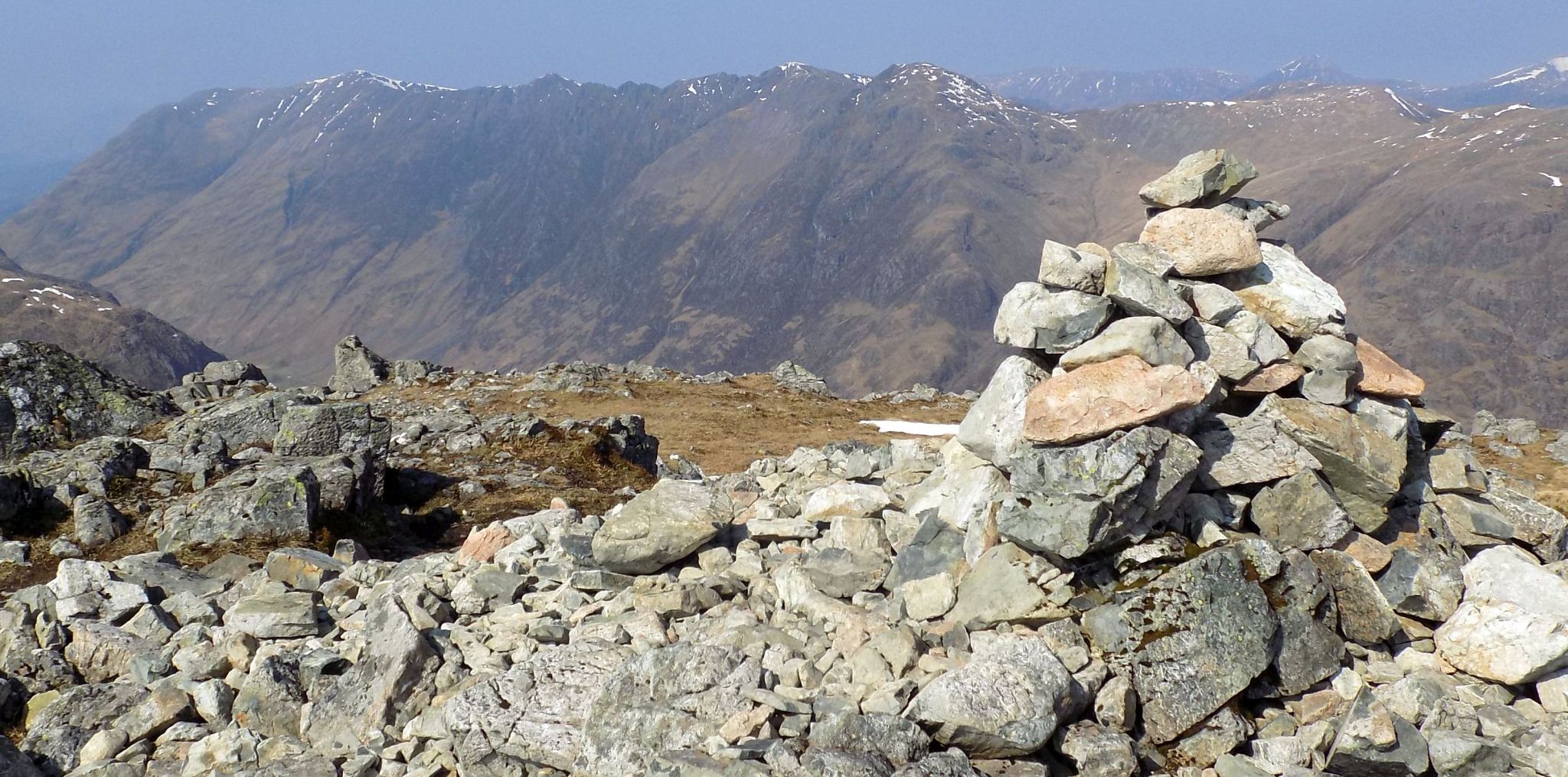 Aonach Eagach Ridge from Stob Coire Raineach