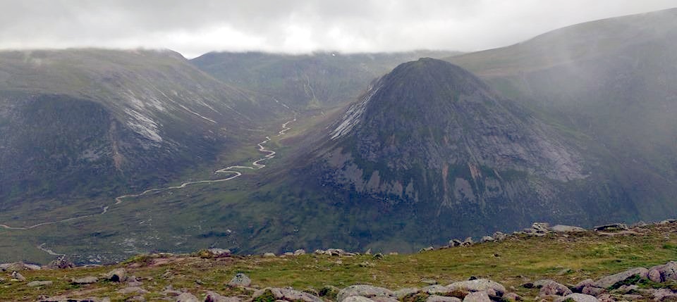 Devil's Point in the Cairngorm Mountains of Scotland