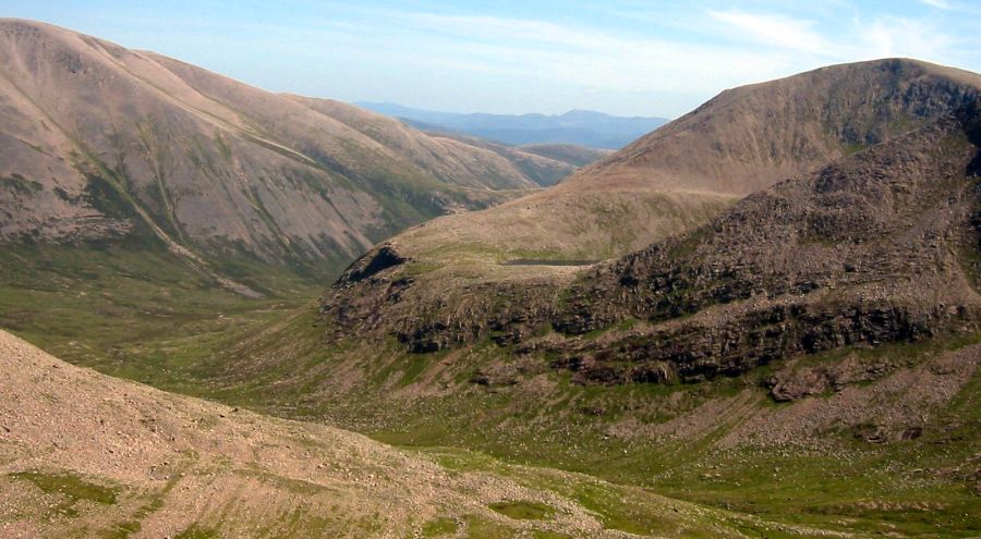 Lairig Ghru through the Cairngorm Mountains of Scotland