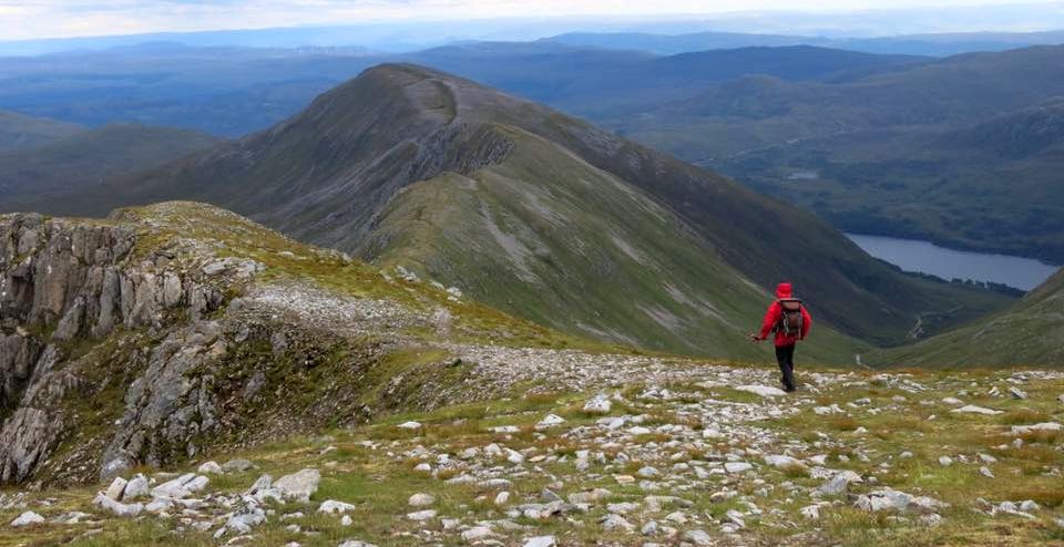 Sgurr na Lapaich from Mam Sodhail