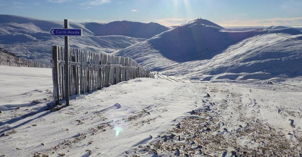 Carn Aosda at Glenshee in the Eastern Highlands