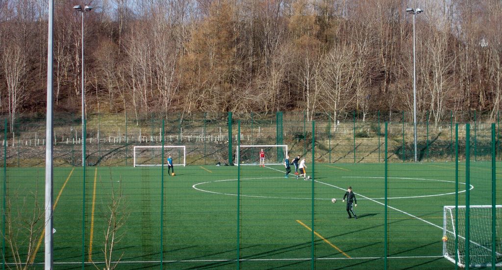 Playing field at Croy