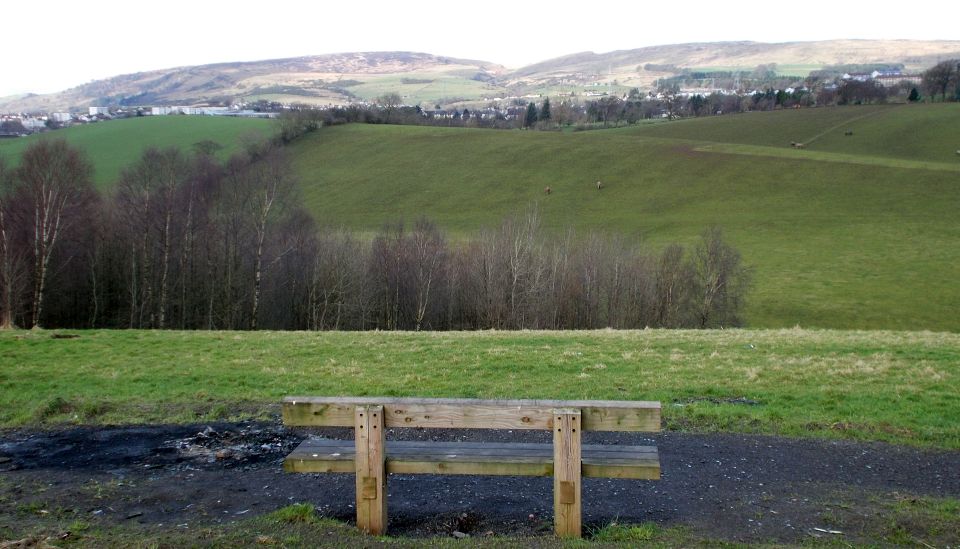 Kilpatrick Hills from the Cleddans Burn trail