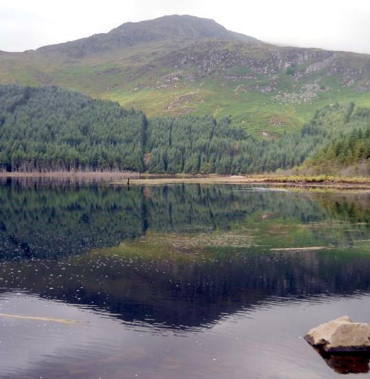 The North Gairy Top of Corserine from Loch Harrow