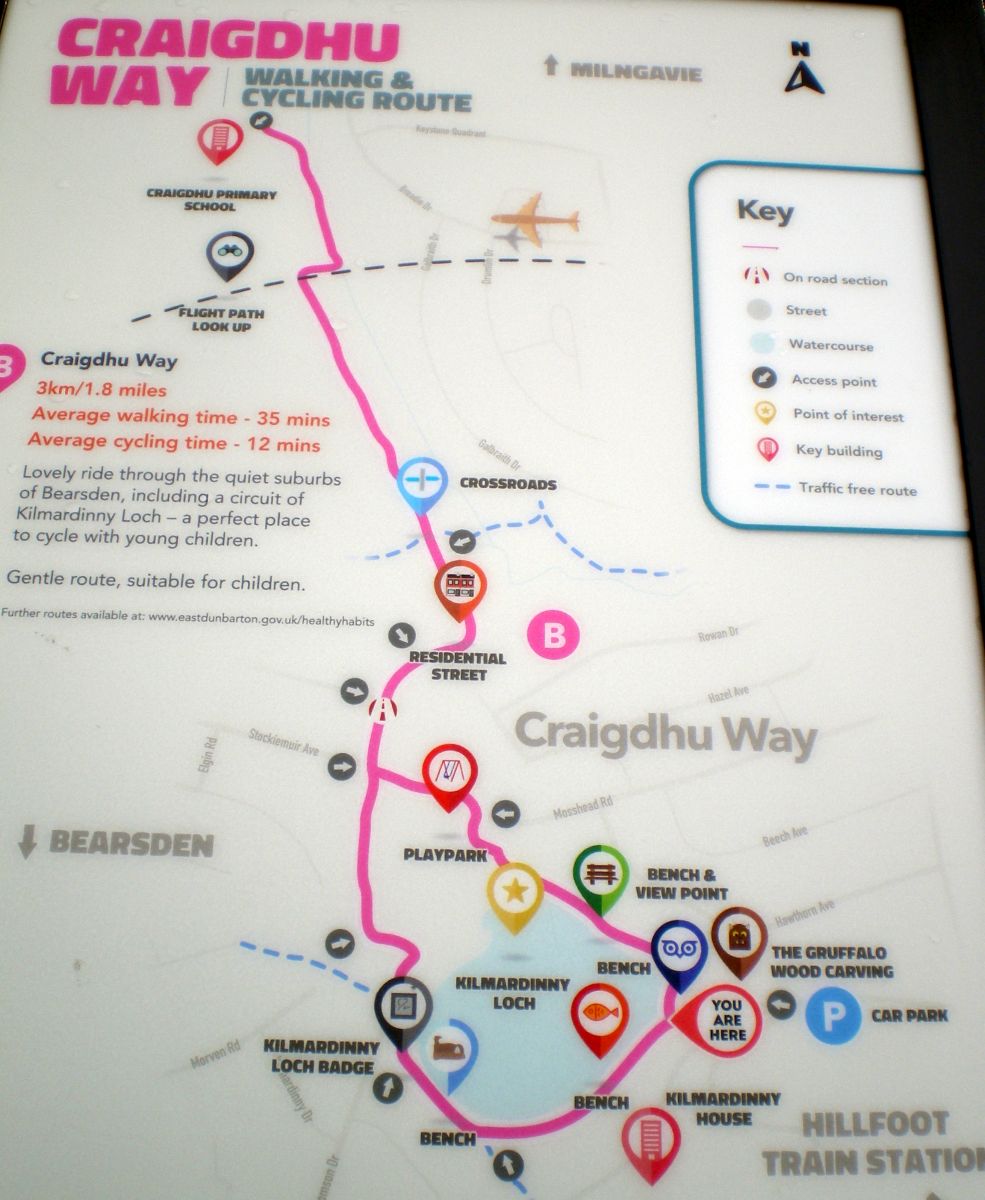 Map of Craigdhu Wedge