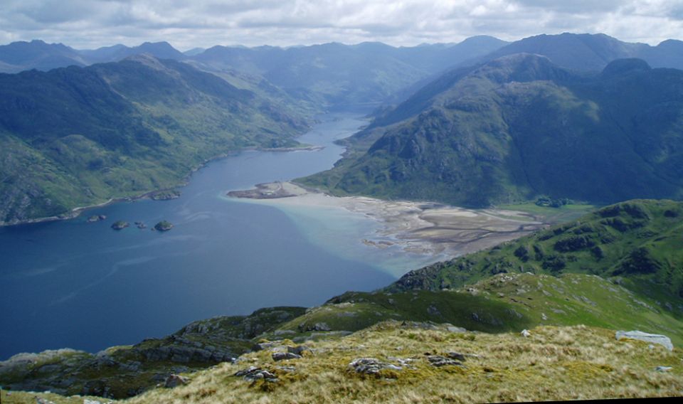 Loch Hourn and Barrisdale Bay from Ladhar Bheinn