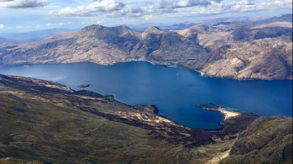 Loch Hourn and Barrisdale Bay from Ladhar Bheinn