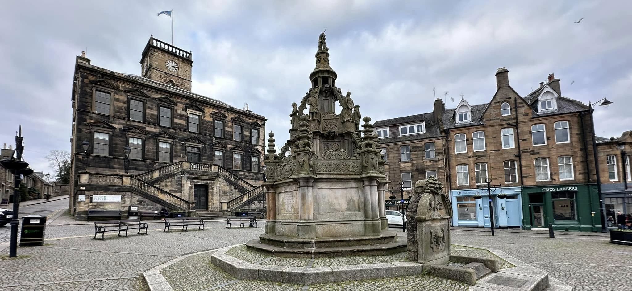 The Town Square in Linlithgow