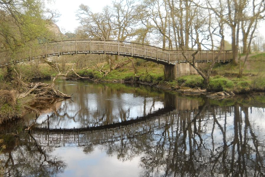 Footbridge over the River Forth