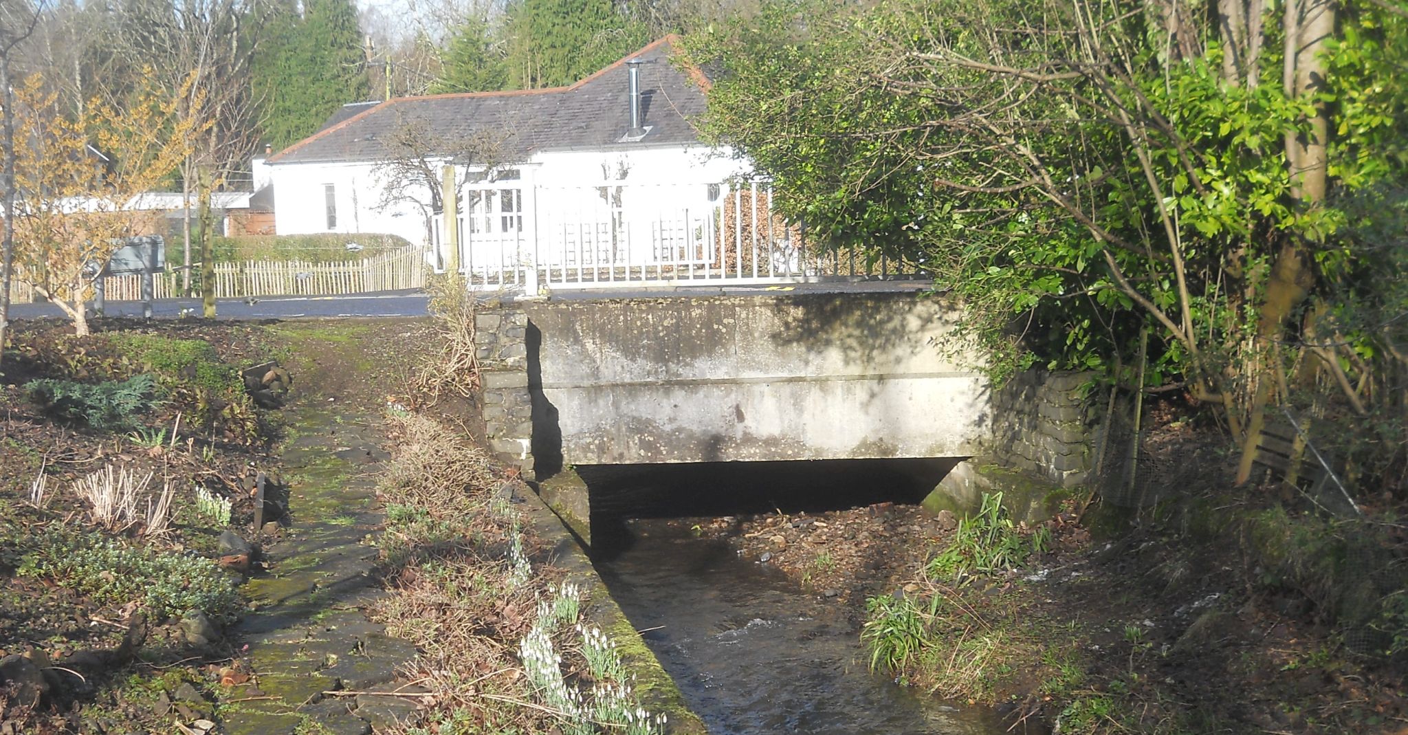 Manse Burn at Roman Road in Bearsden