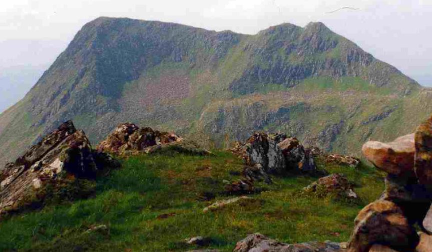 Sgurr na Sgine from Faochag in summer