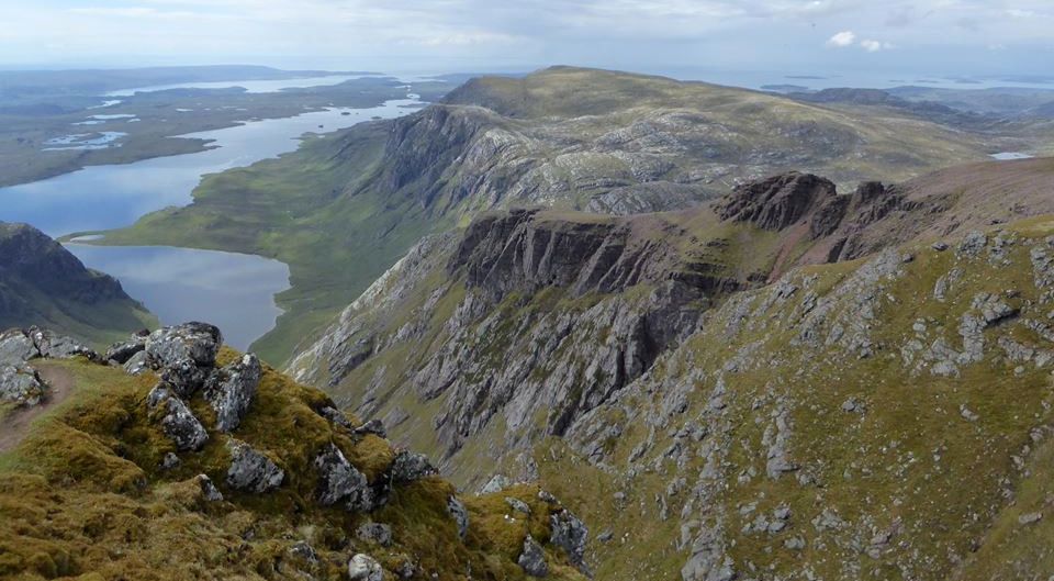 Fionn Loch from A Mhaighdean in the NW Highlands of Scotland