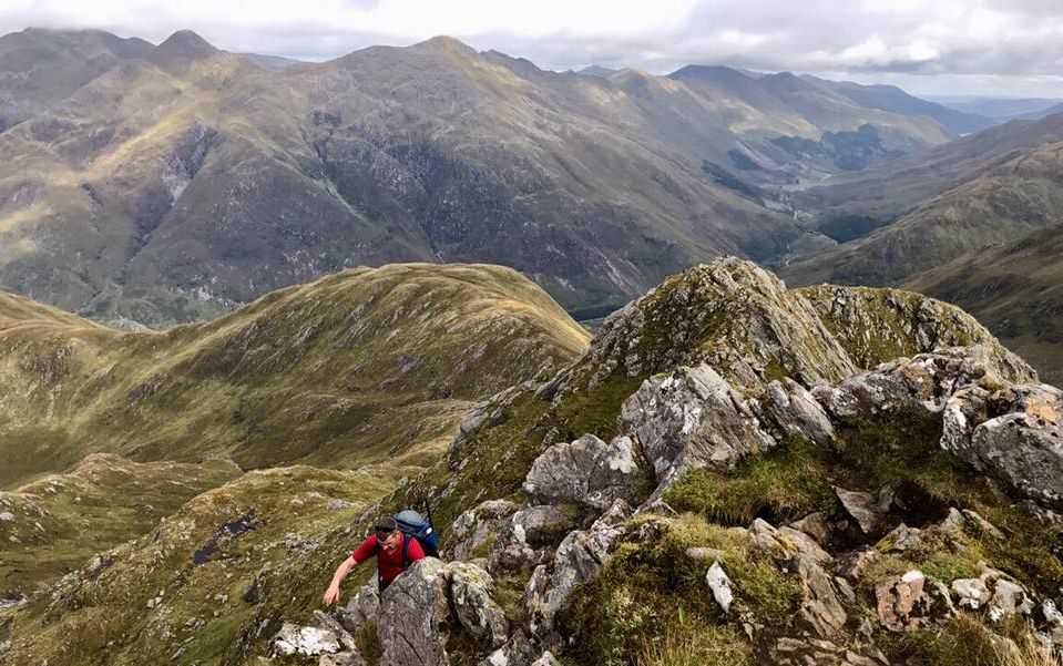 Forcan Ridge on The Saddle