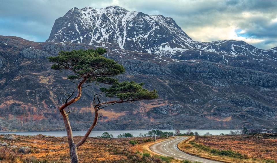 Slioch above Loch Maree in the North West Highlands of Scotland