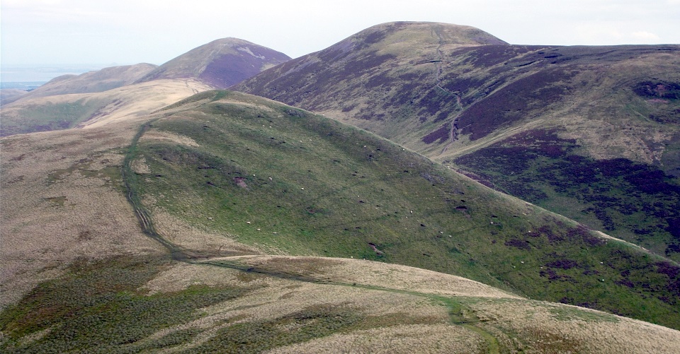 Carnethy Hill and Scald Law from East Kip