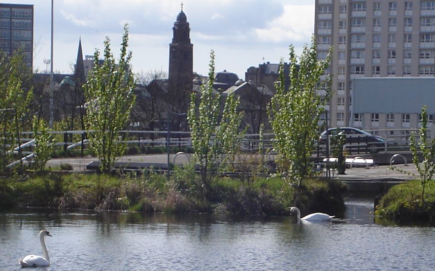 Road bridge between Forth & Clyde Canal at Spiers Wharf and Port Dundas