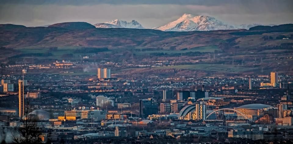 Ben Lomond from the Flagpole on Queen's Park Hill