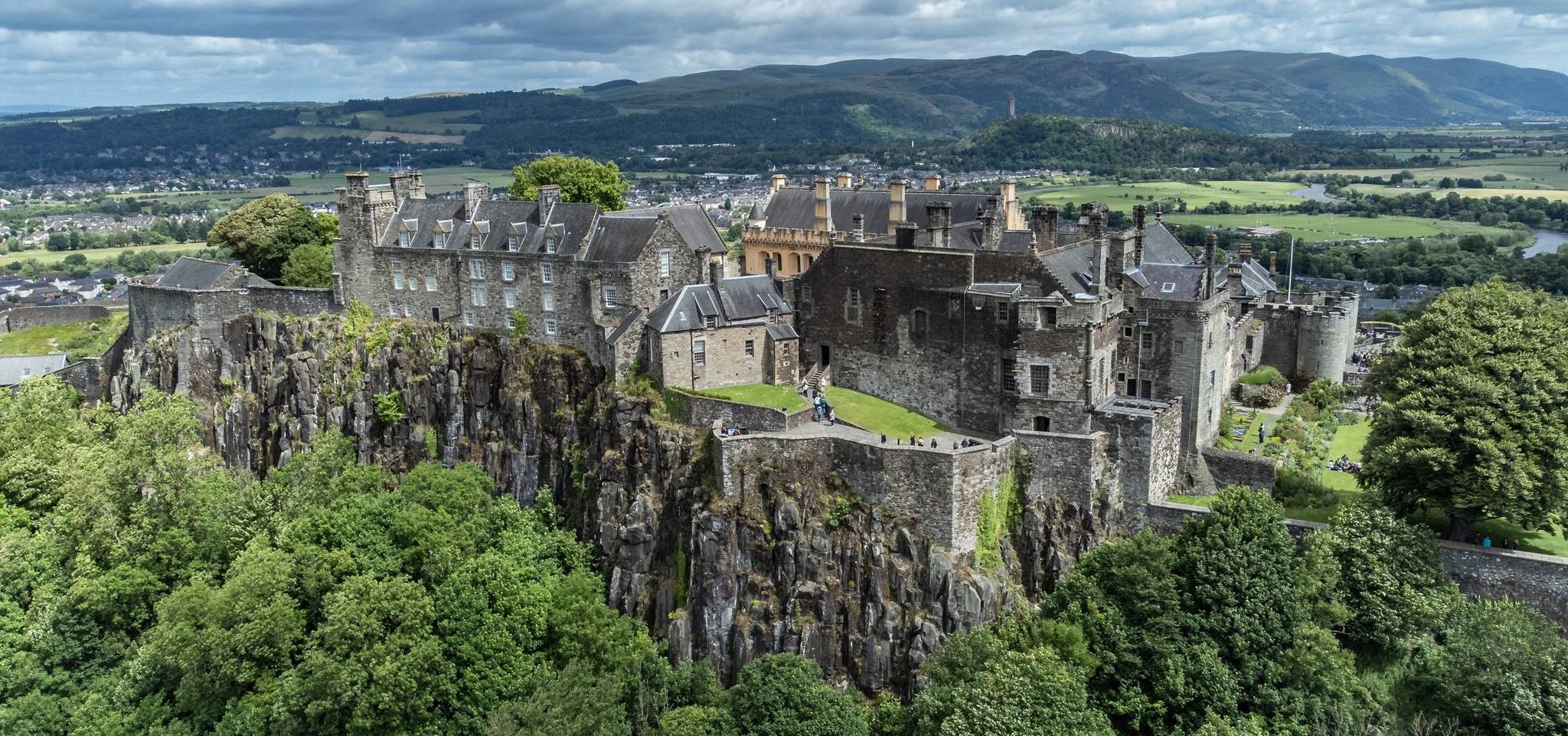 Stirling Castle aerial view