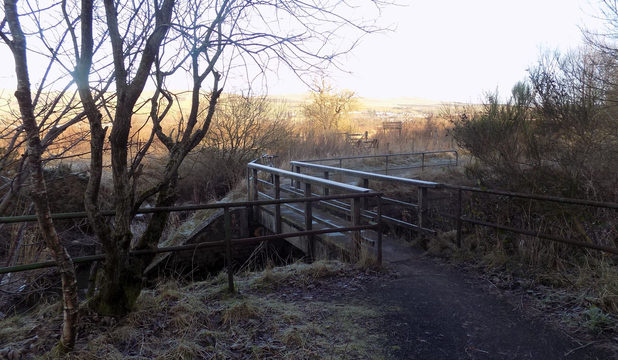 Bridge over the Kelvin River Walkway