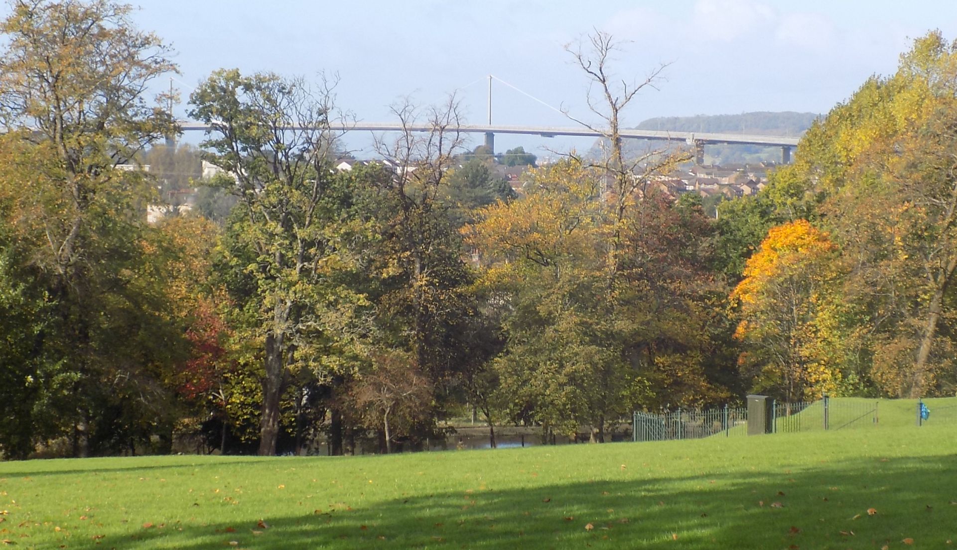 Erskine Bridge from Dalmuir Park