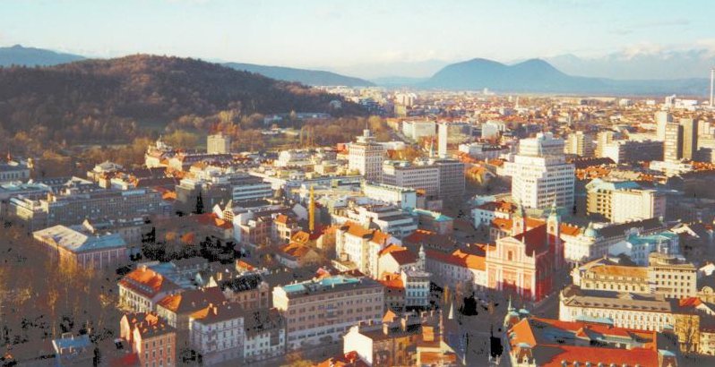 Ljubljana - capital city of Slovenia