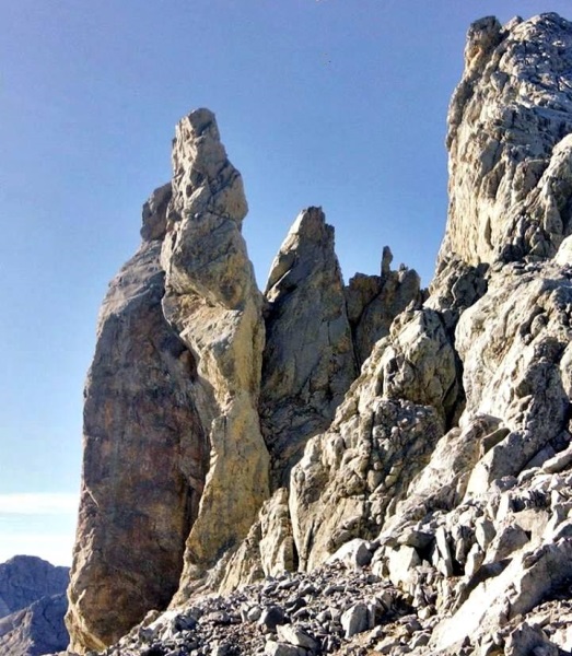 Aguja de la Canalona in Macizo Central, Picos de Europa