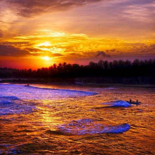 Sunset at Negombo Beach