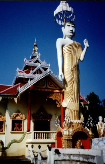 Temple at Doi Kong above Mae Hong Song