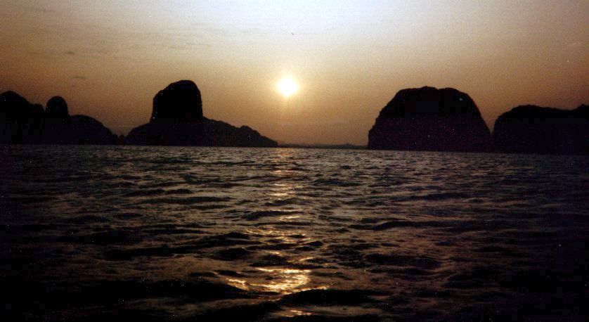 Sunset cruise on Phang Nga Bay