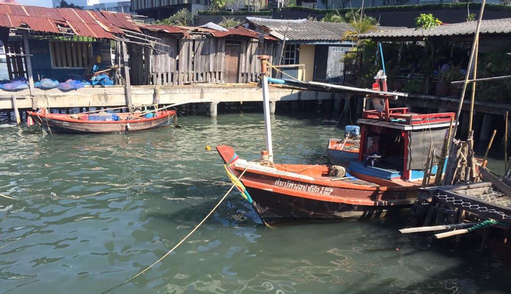 Fishing port at Si Ratcha in SE Thailand