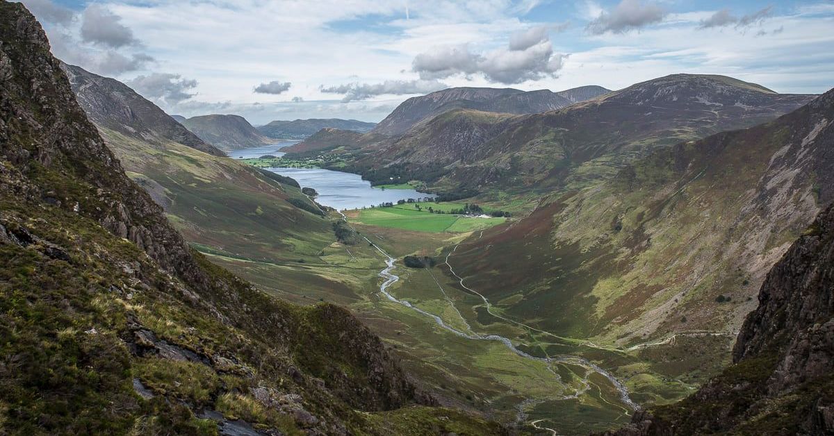 Buttermere in The Lake District of NW England