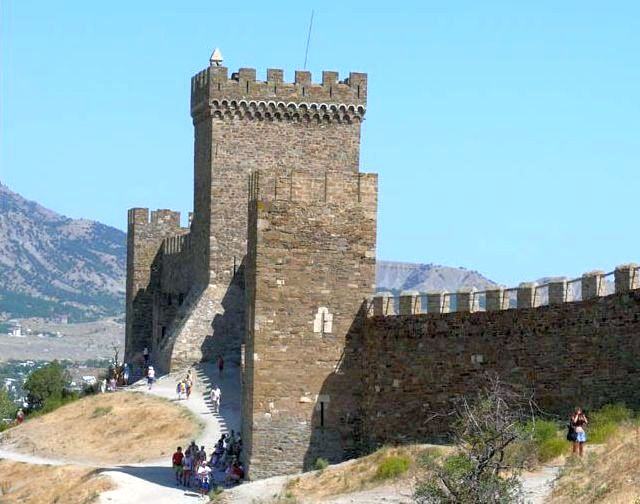 Castle in Crimea , Ukraine