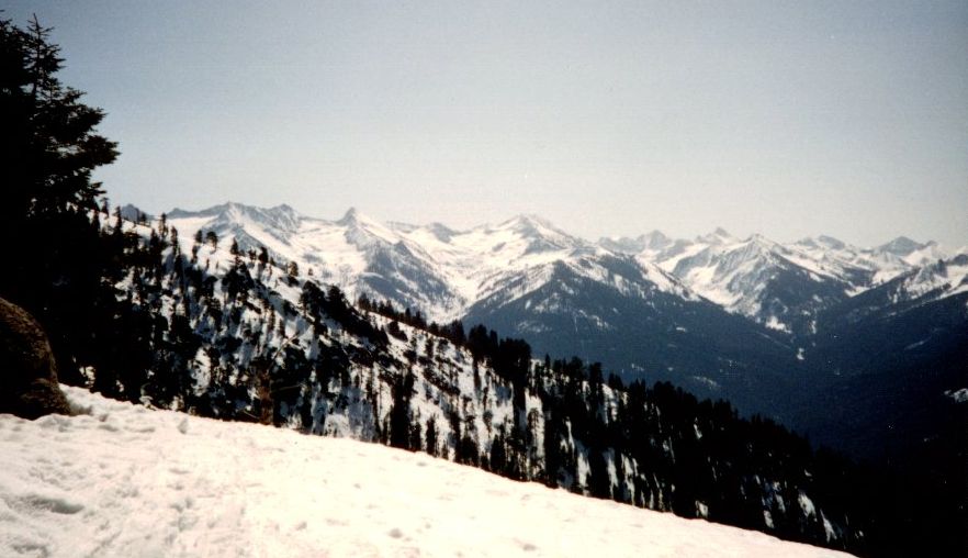 Great Western Divide from Sequoia National Park