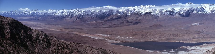 The Sierra Nevada Escarpment in Owen's Valley