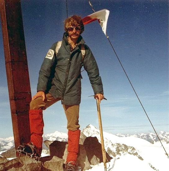 Summit of Wilder Freiger in the Austrian Tyrol