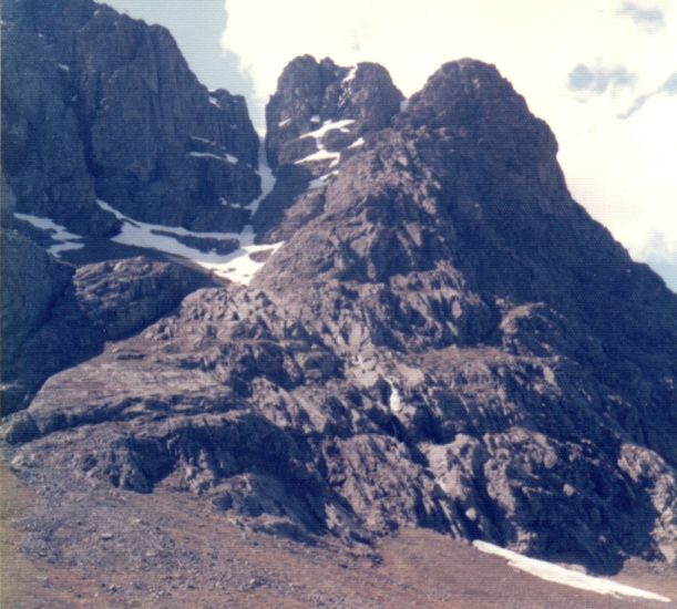 Castle Ridge on Carn Dearg Buttress of Ben Nevis