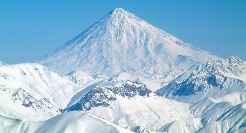 Mount Damavand - highest mountain in Iran