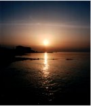 Sunset on the Sea of Marmara in Turkey