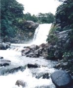 Tawhai Falls in Tongariro National Park in the North Island of New Zealand