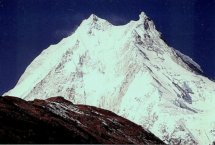 Manaslu on approach to Samagaon