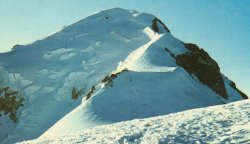 Mont Blanc the highest mountain in France and Western Europe